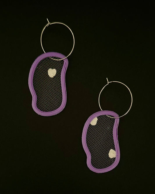 Boucles d'oreilles petits haricots